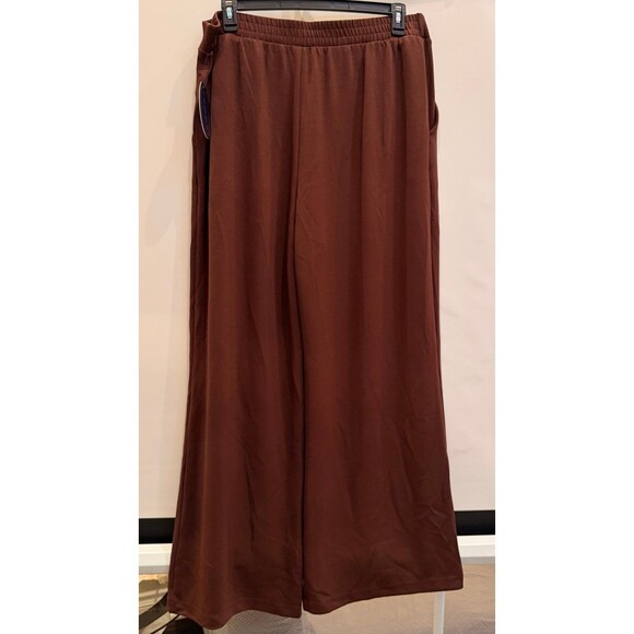 Ladies Scuba Wide Leg Pant - Picture 2 of 2
